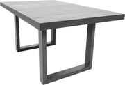 Gartentisch Loungetisch PRATO NEGRO 140 x 85 cm von Lesli Living