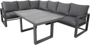 Gartentisch Loungetisch PRATO NEGRO 140 x 85 cm von Lesli Living