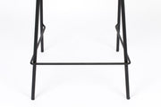 Hocker Tresenhocker JOLIEN BLACK DARK GREY