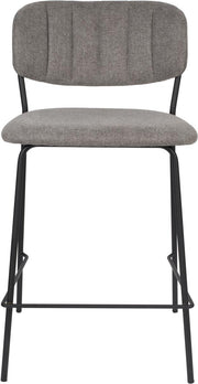 Hocker Tresenhocker JOLIEN BLACK GREY