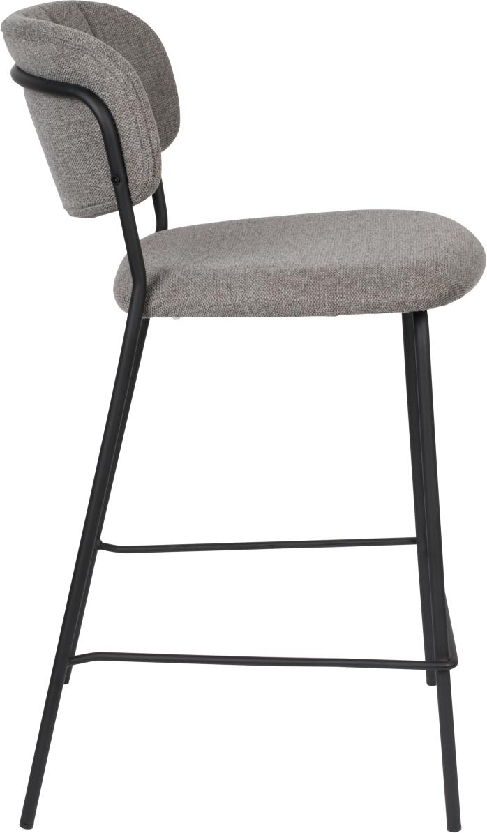 Hocker Tresenhocker JOLIEN BLACK GREY