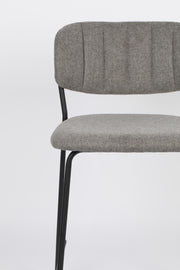 Hocker Tresenhocker JOLIEN BLACK GREY