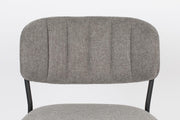 Hocker Tresenhocker JOLIEN BLACK GREY