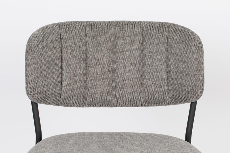Hocker Tresenhocker JOLIEN BLACK GREY
