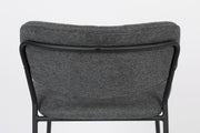 Hocker Tresenhocker JOLIEN BLACK DARK GREY