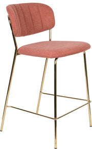 Hocker Tresenhocker JOLIEN GOLD PINK