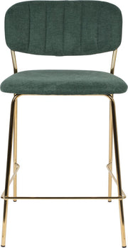 Hocker Tresenhocker JOLIEN GOLD DARK GREEN
