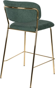Hocker Tresenhocker JOLIEN GOLD DARK GREEN