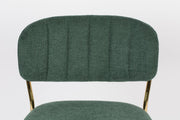 Hocker Tresenhocker JOLIEN GOLD DARK GREEN