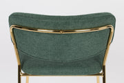 Hocker Tresenhocker JOLIEN GOLD DARK GREEN