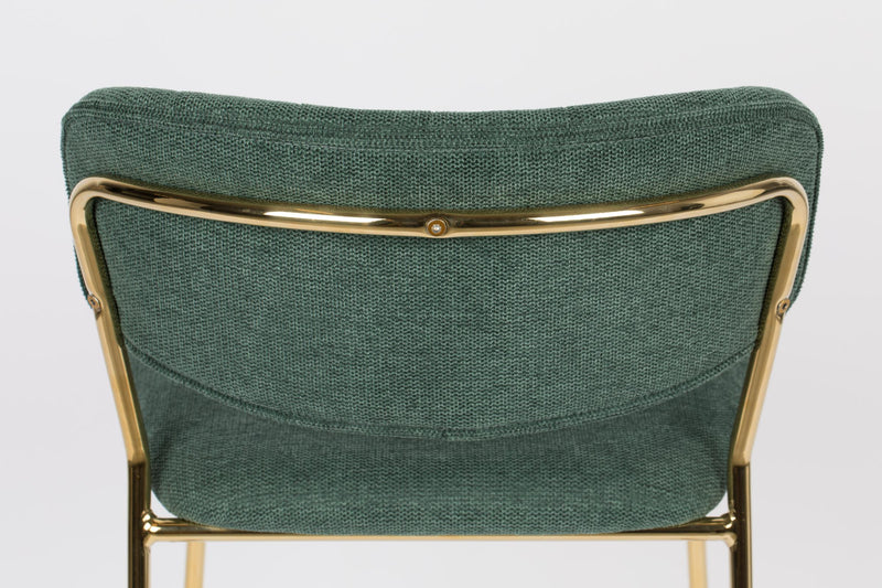Hocker Tresenhocker JOLIEN GOLD DARK GREEN