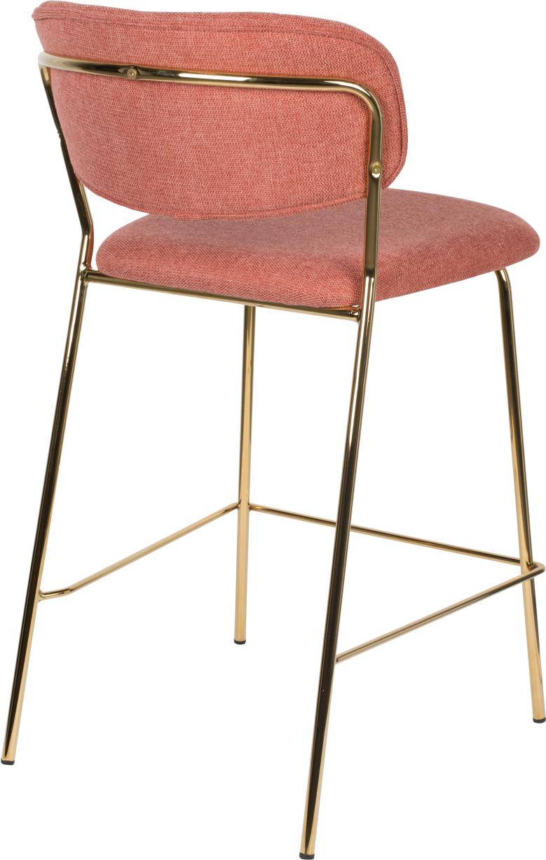 Hocker Tresenhocker JOLIEN GOLD PINK