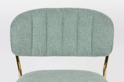 Hocker Tresenhocker JOLIEN GOLD LIGHT GREEN