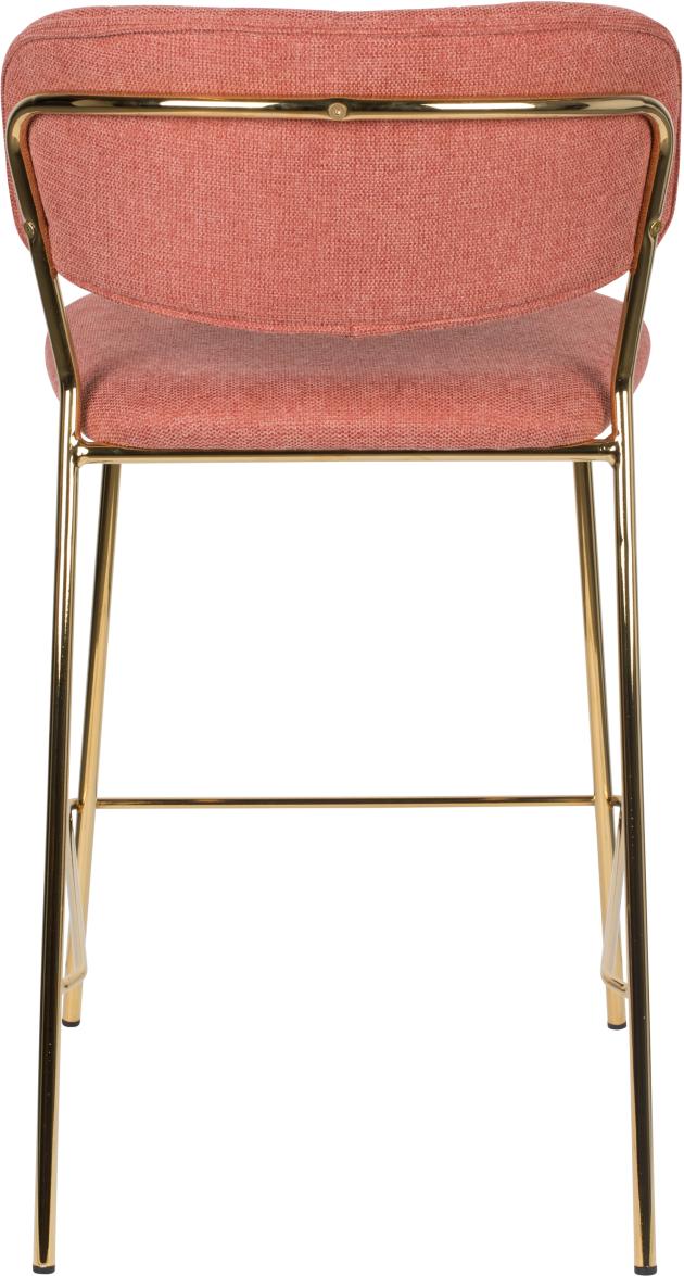 Hocker Tresenhocker JOLIEN GOLD PINK
