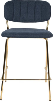Hocker Tresenhocker JOLIEN GOLD DARK BLUE