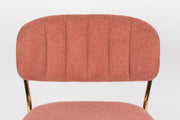 Hocker Tresenhocker JOLIEN GOLD PINK
