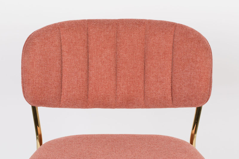 Hocker Tresenhocker JOLIEN GOLD PINK