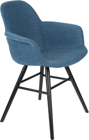 Esszimmerstuhl ALBERT KUIP SOFT mit Armlehne in Blau