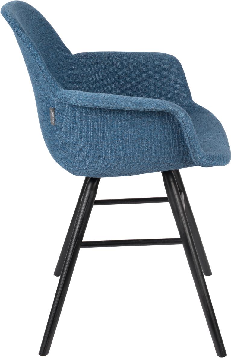 Esszimmerstuhl ALBERT KUIP SOFT mit Armlehne in Blau