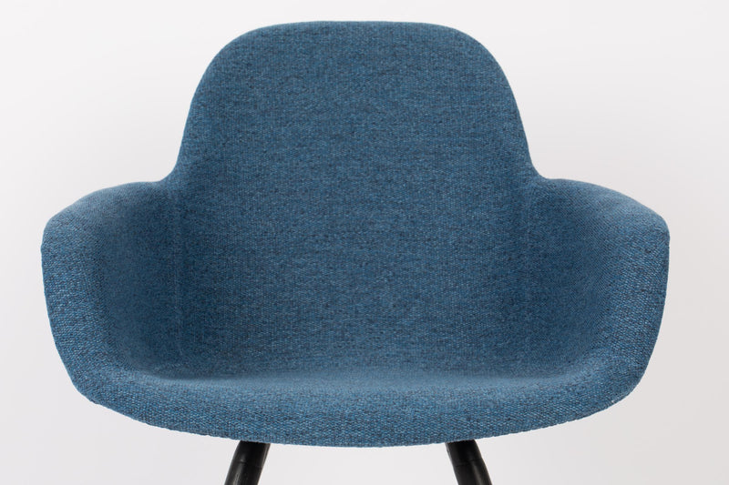 Esszimmerstuhl ALBERT KUIP SOFT mit Armlehne in Blau