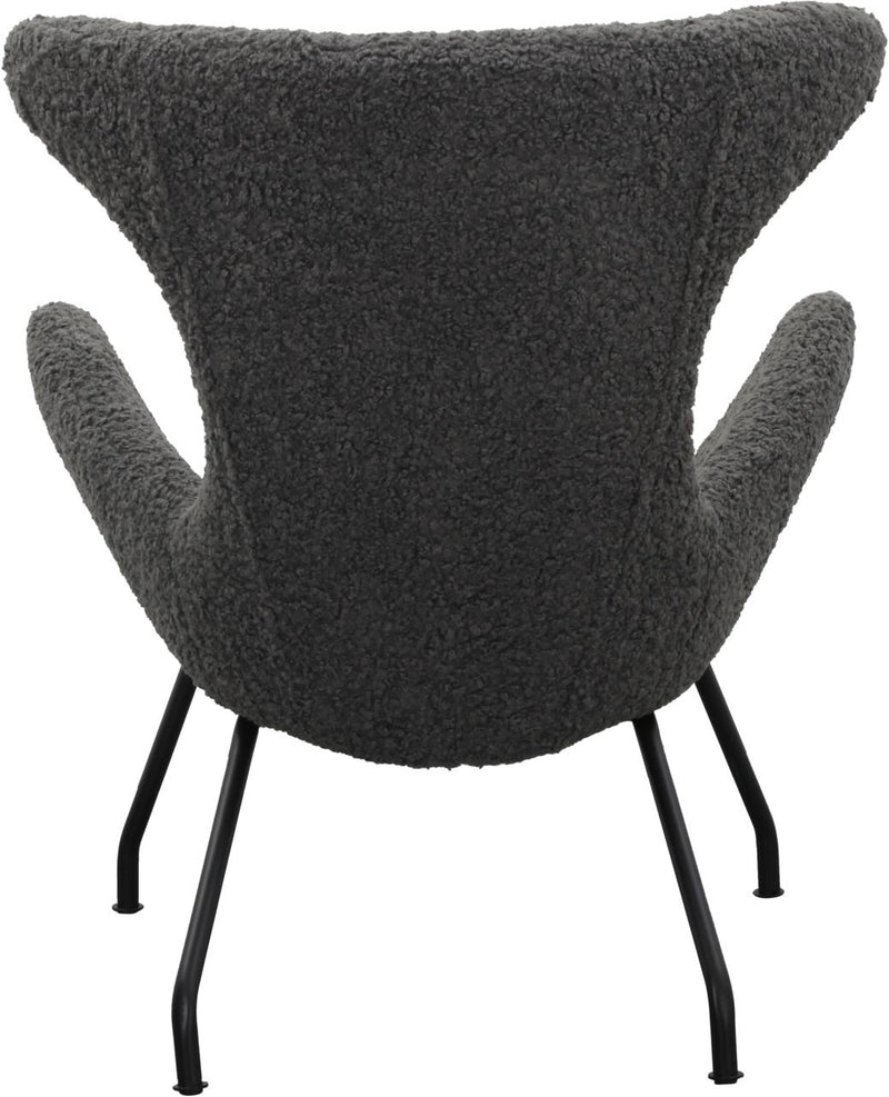 SalesFever Relaxsessel Teddyfell grau