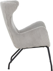 SalesFever Relaxsessel Sessel mit Texturstoff in Grau