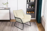 SalesFever Relaxsessel mit Samtbezug Beige