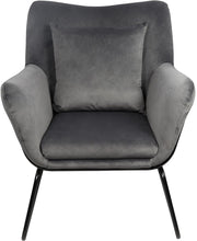 SalesFever Relaxsessel Sessel mit Samtbezug in verschiedenen Farben