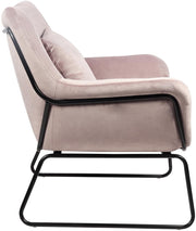 SalesFever Relaxsessel mit Samtbezug Rose