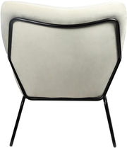 SalesFever Relaxsessel mit Samtbezug Beige