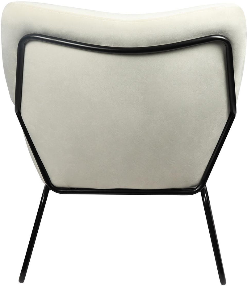 SalesFever Relaxsessel mit Samtbezug Beige