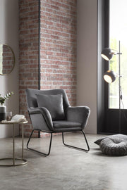 SalesFever Relaxsessel Sessel mit Samtbezug in verschiedenen Farben