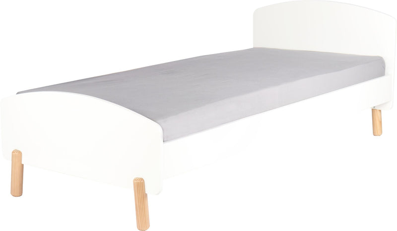 Kinderbett Lizzi 90 x 200 im skandinavischen Design mit Lattenrost
