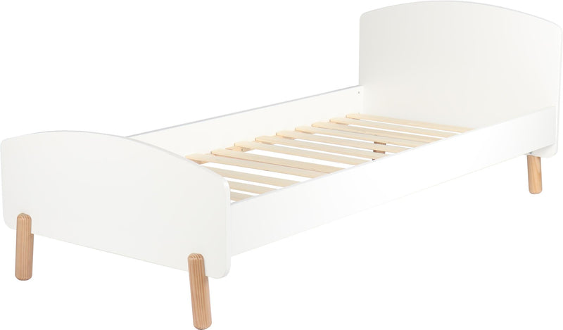 Kinderbett Lizzi 90 x 200 im skandinavischen Design mit Lattenrost