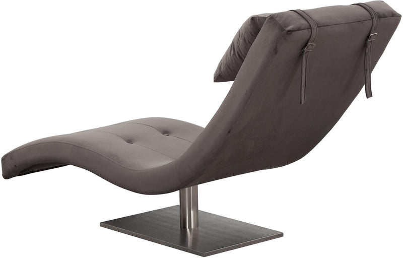 SalesFever Relaxliege Samt grau