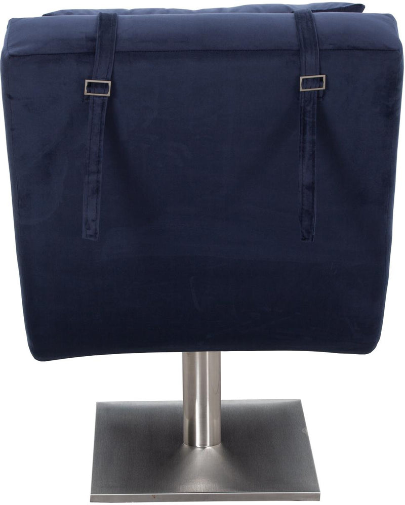 SalesFever Relaxliege Samt blau