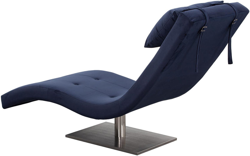 SalesFever Relaxliege Samt blau