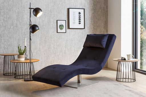 SalesFever Relaxliege Samt blau