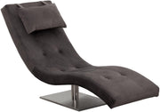 SalesFever Relaxliege Samt grau