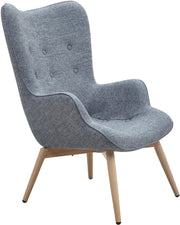 SalesFever Relaxsessel mit Webstoff in Grau