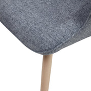 SalesFever Relaxsessel mit Webstoff in Grau