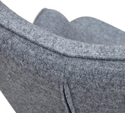 SalesFever Relaxsessel mit Webstoff in Grau
