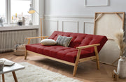 SalesFever Schlafsofa Klappsofa 190 cm drei Farben lieferbar