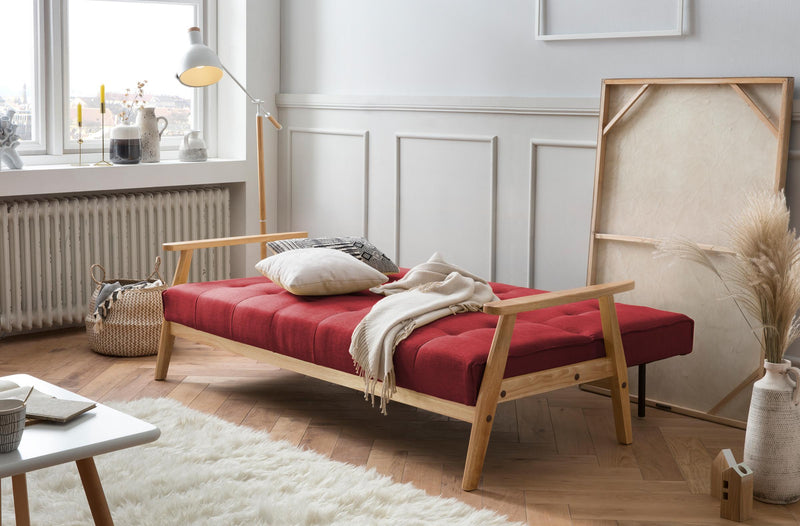 SalesFever Schlafsofa Klappsofa 190 cm drei Farben lieferbar