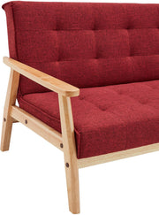 SalesFever Schlafsofa Klappsofa 190 cm drei Farben lieferbar