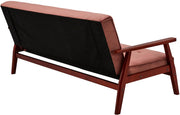 SalesFever Schlafsofa skandinavisch Samt rose