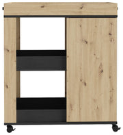 Servierwagen HOME BAR 204 Optik Artisan Eiche Schwarzeiche von Forte