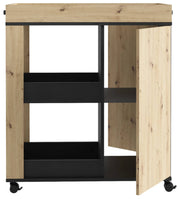 Servierwagen HOME BAR 204 Optik Artisan Eiche Schwarzeiche von Forte