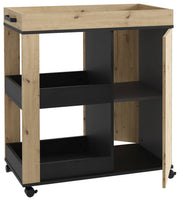 Servierwagen HOME BAR 204 Optik Artisan Eiche Schwarzeiche von Forte