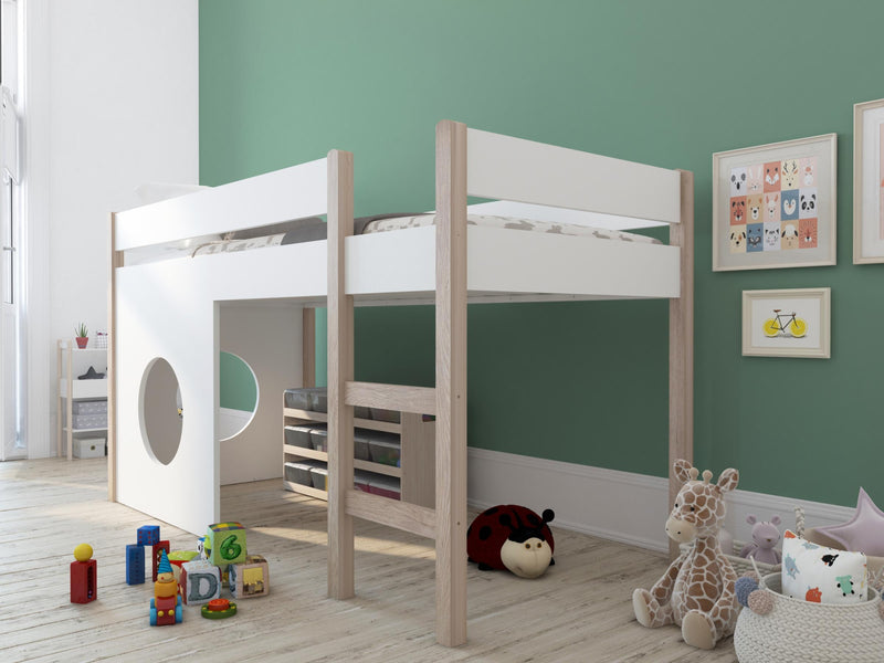 Seitenpaneel 2er-Set weiß passend zum Möbilia Hochbett